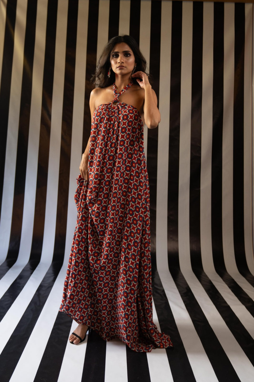 Halter Maxi in Rialto Rust