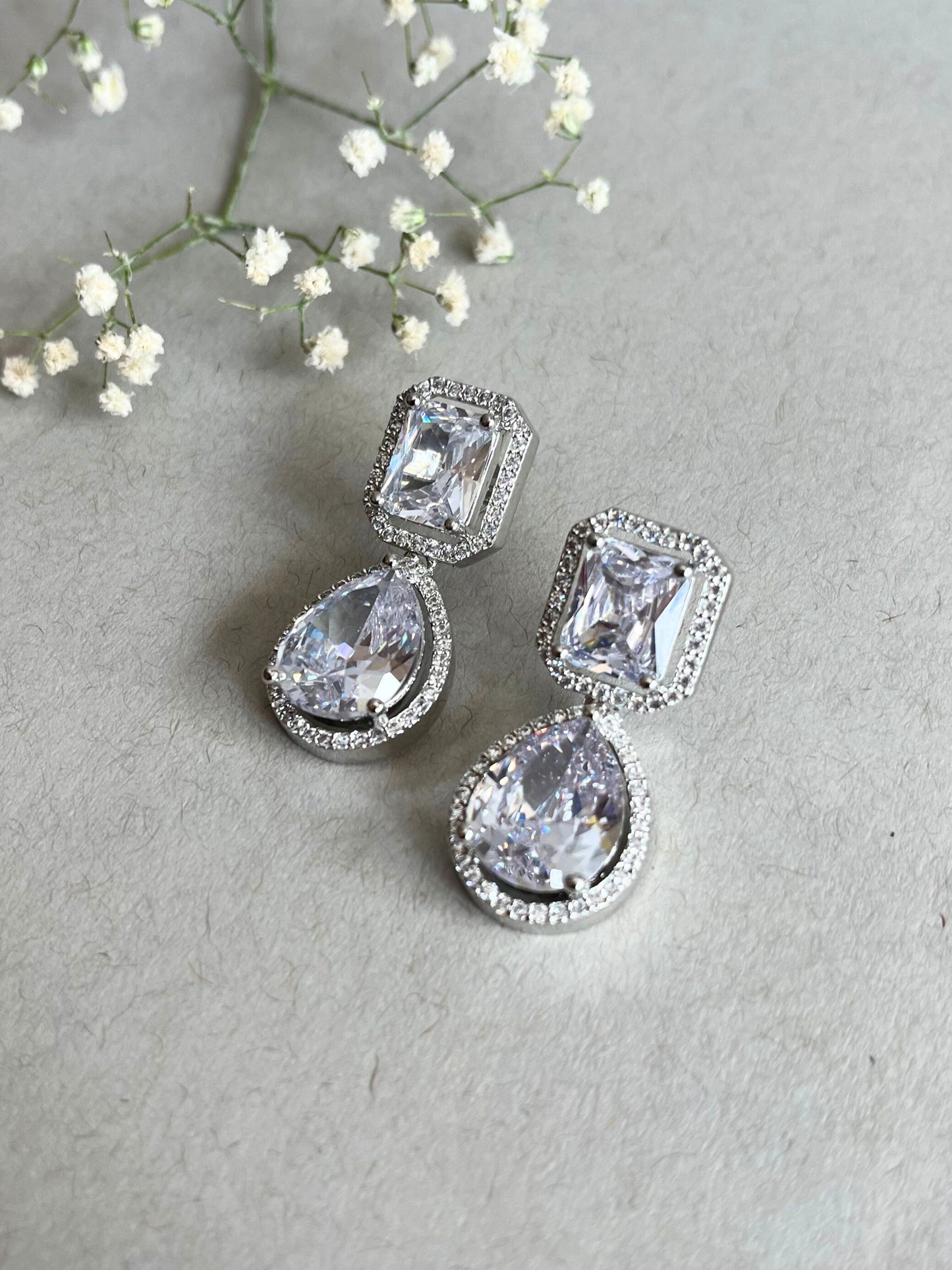 Audrey - Dazzling Zircon Dangles