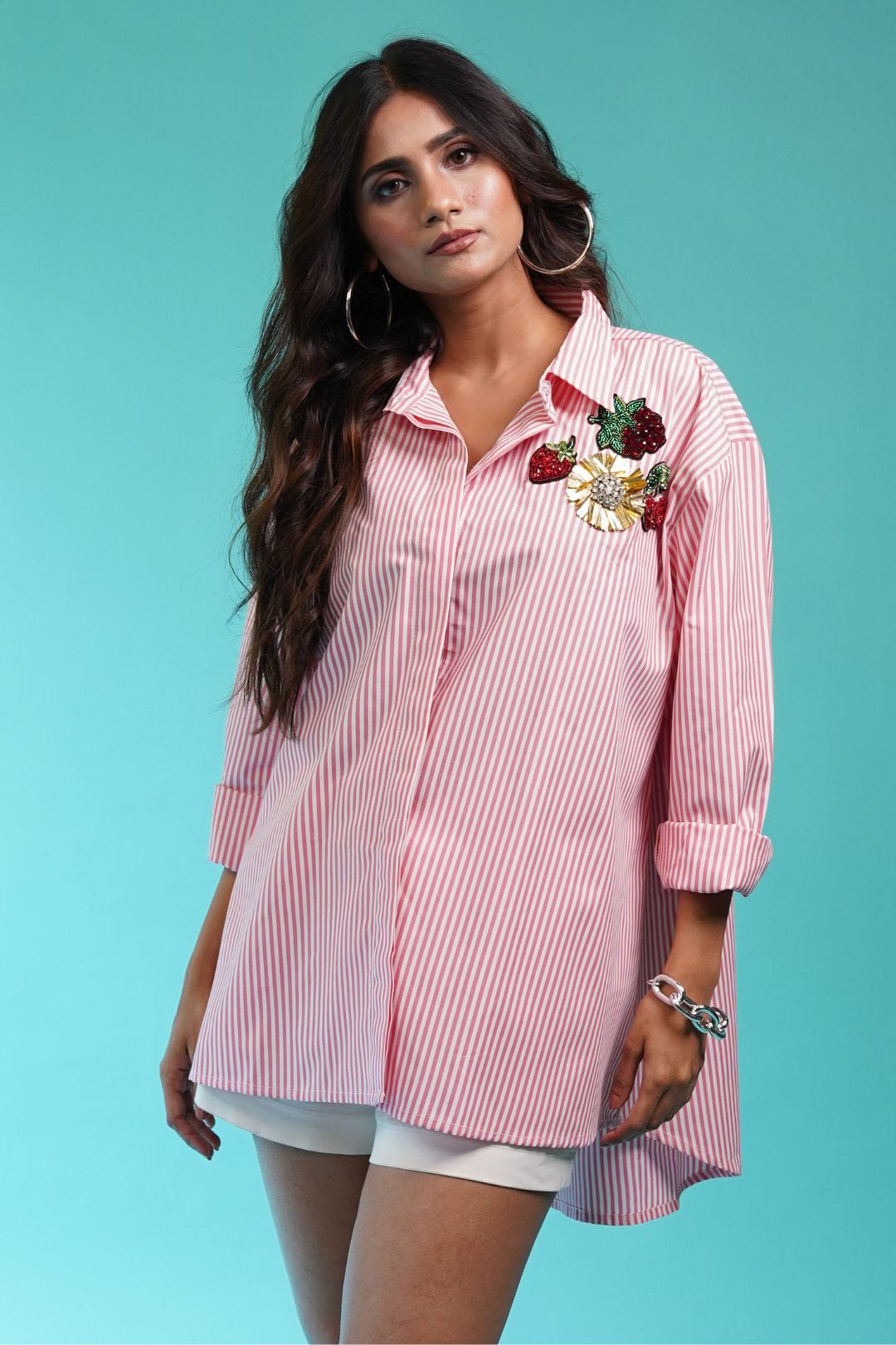 Berry - Pink Stripe Shirt 