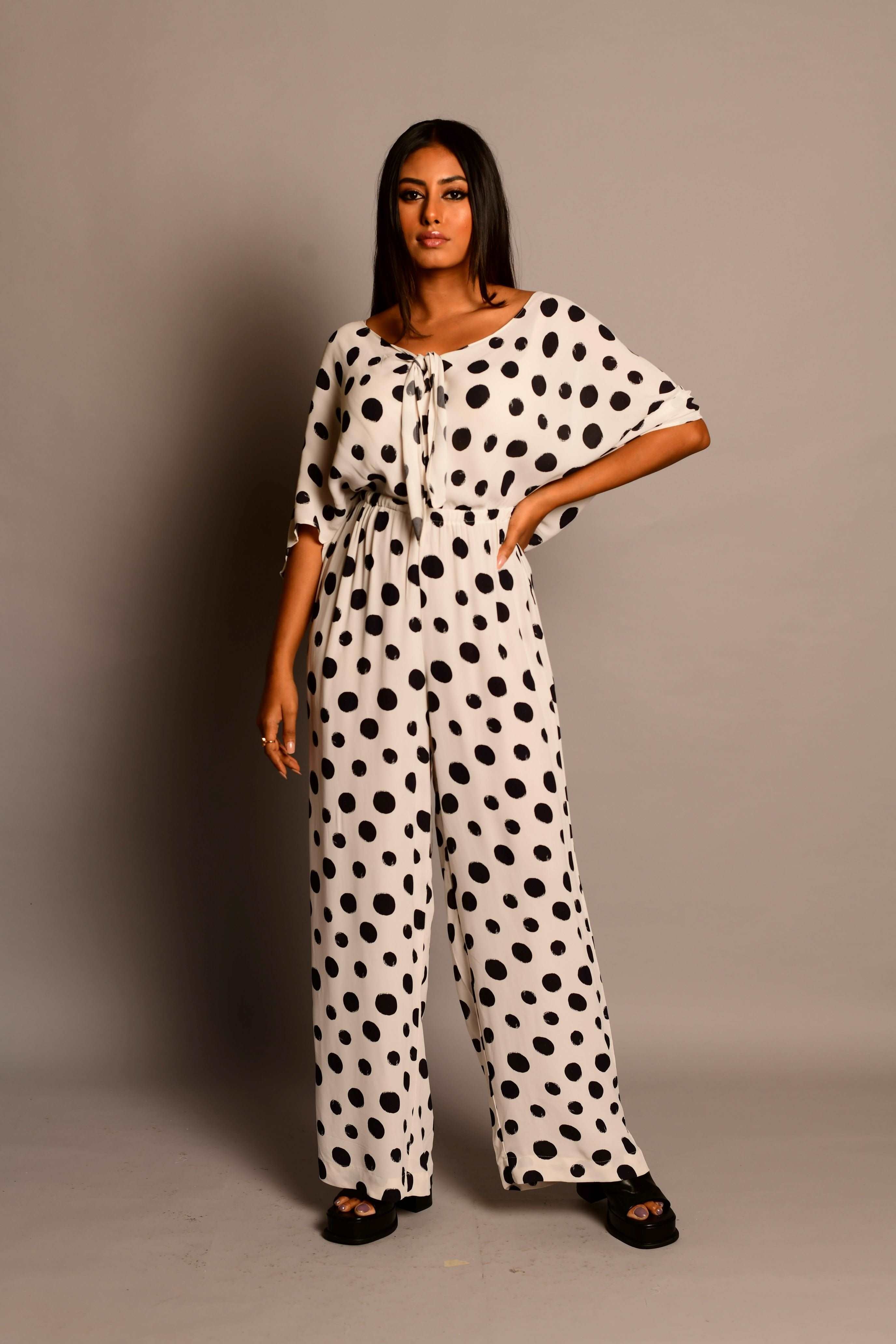 Front knot jumpsuit TRUPSEL