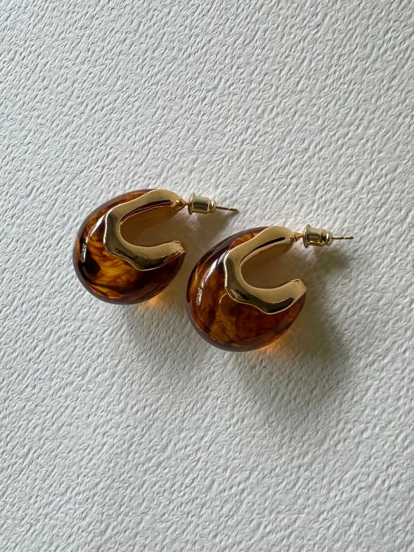 Ela Amber Earring