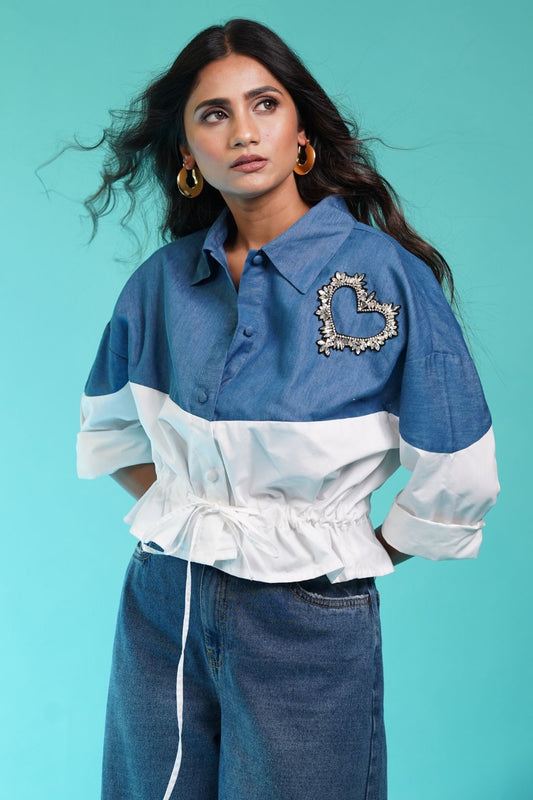 Follow Your Heart - Denim Shirt