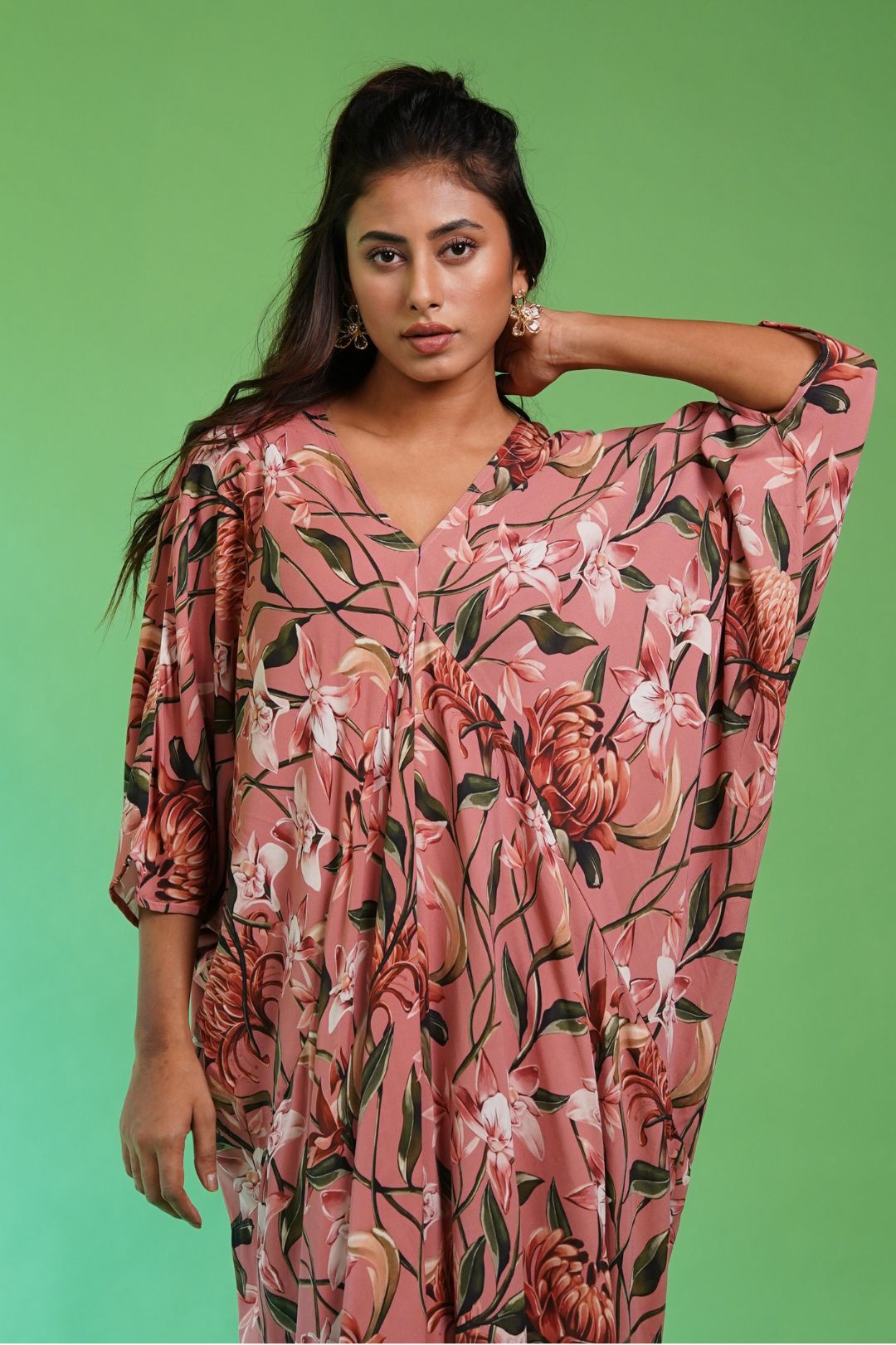 Gina - V Neck Kaftan