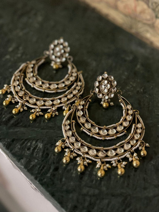 Indira chandbali earrings