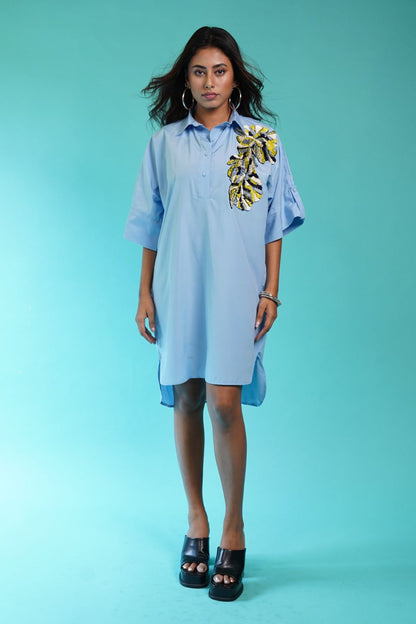 Shift Dress Pantheon Sky Blue