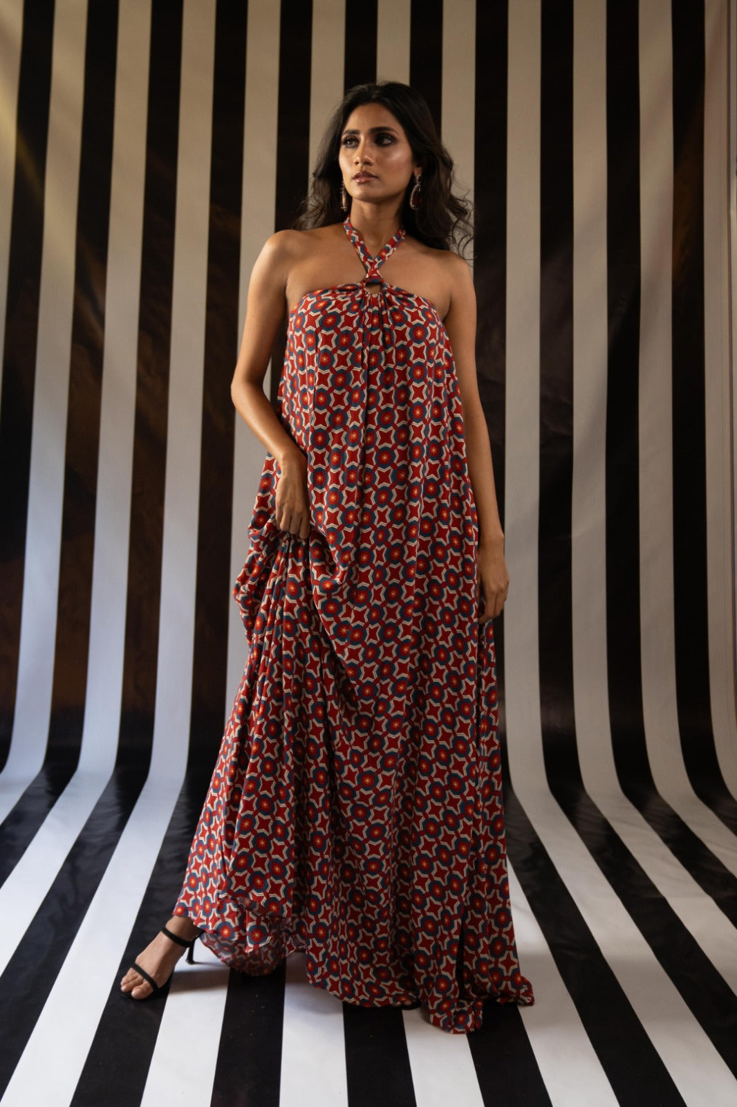 Halter Maxi in Rialto Rust