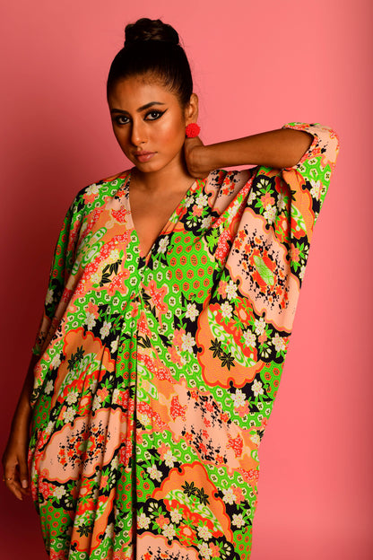 Short kaftan dress