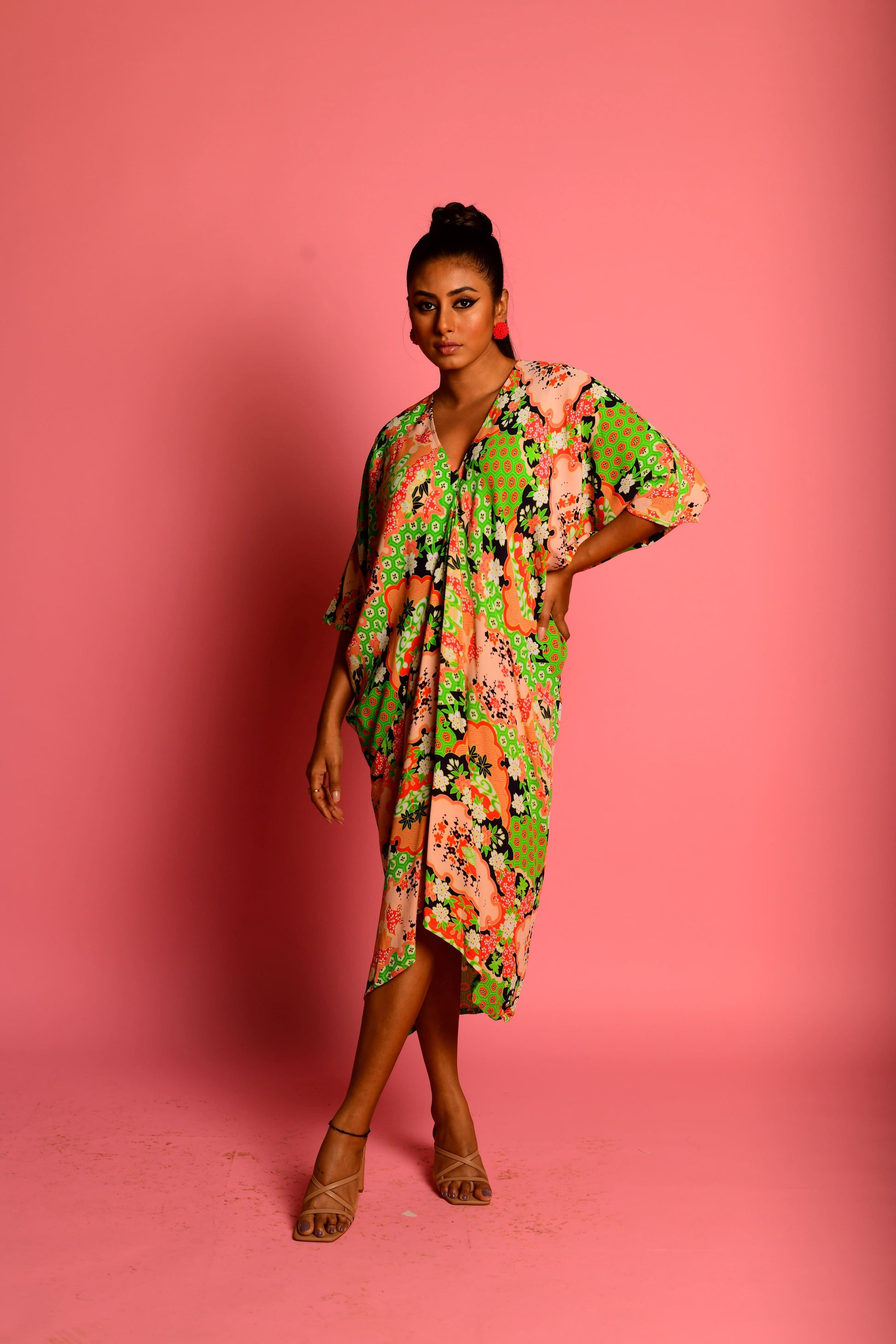 Short kaftan dress