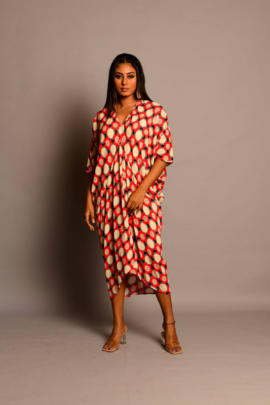 Short kaftan dress